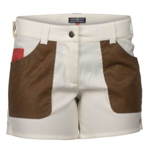 Amundsen Sport Amundsen 5Incher Field Shorts Dame Hvit-brun Gjertsen Sport 1