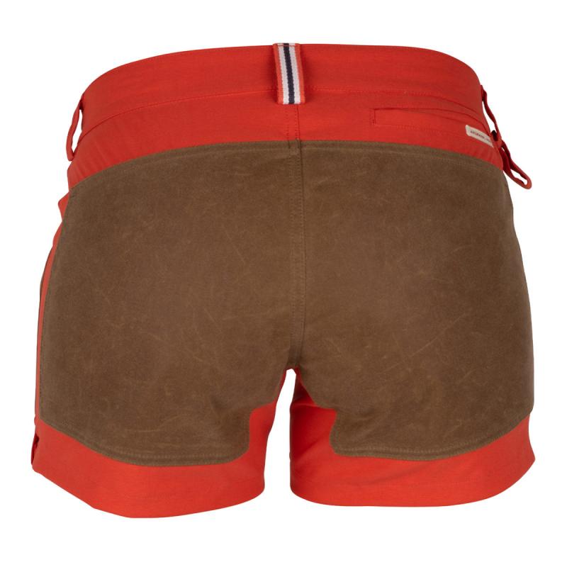 Amundsen Sport Amundsen 5Incher Field Shorts Dame Rød-brun Gjertsen Sport 4