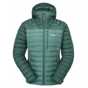 Rab Rab Microlight Alpine Jacket Wmns Green Slate QDB-13 Gjertsen Sport 1