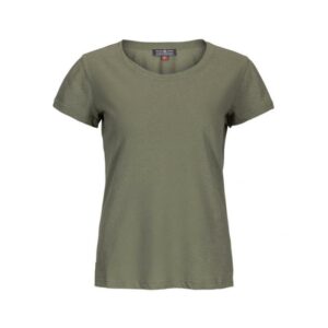 Amundsen Sport Amundsen Linen Tee Dame Oliven wts72.2.407 Gjertsen Sport 1