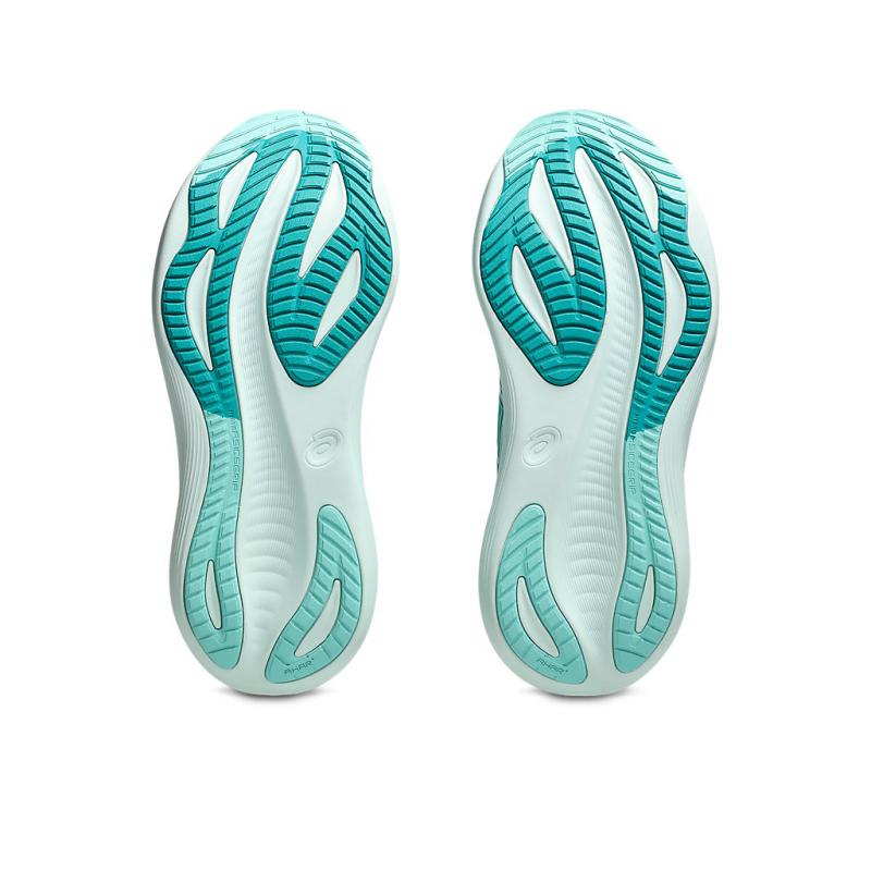 Asics Asics Gel Nimbus 27 Dame Wave Teal-Illuminate Mint 1012B753 Gjertsen Sport 1 2 3 4 5 6 7