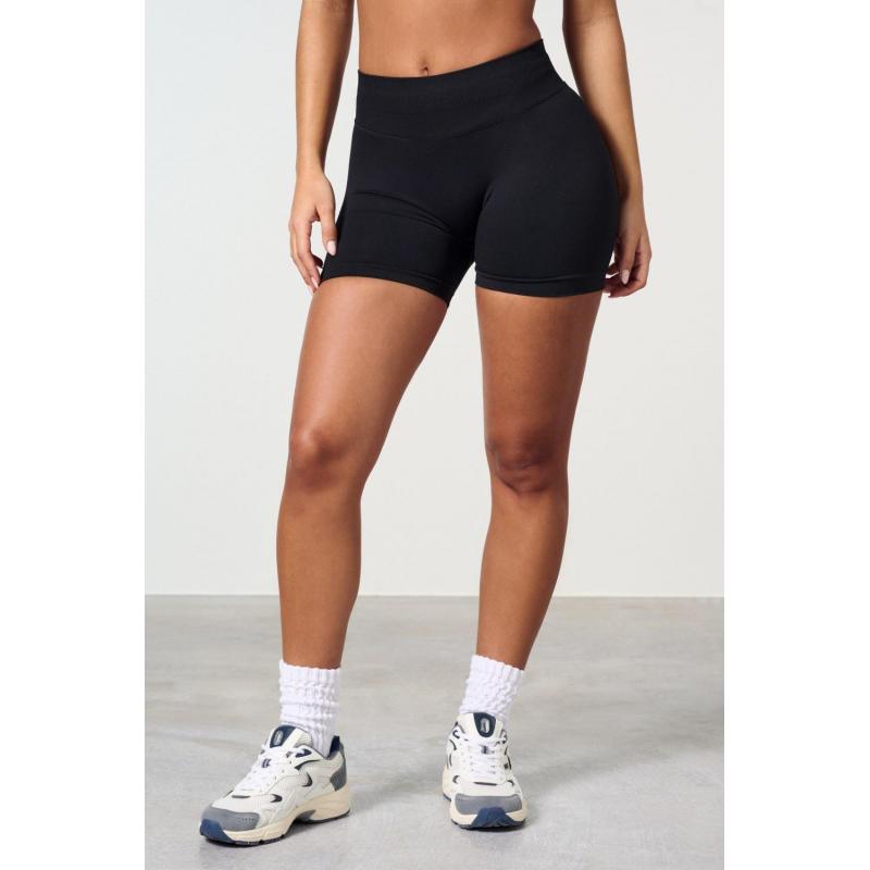 Famme Famme Sculpt Scrunch Shorts Black Gjertsen Sport 1 2 3 4