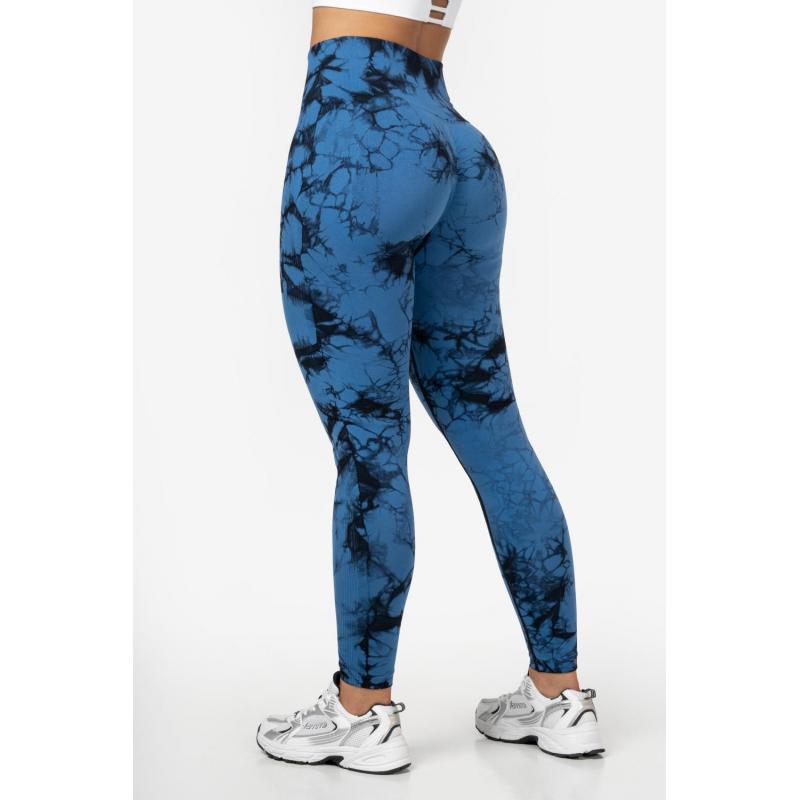 Famme Famme Ti Dye Scrunch Leggings Blue TIDSLS-BA Gjertsen Sport 1 2 3 4