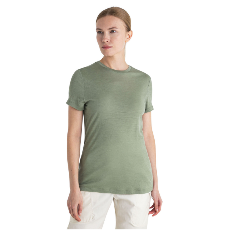 Icebreaker Icebreaker Merino 150 Tech Lite Iii Ss Dame T-Skjorte Grønn 0A56Y8 Gjertsen Sport 1 2 3 4 5 6 7 8 9
