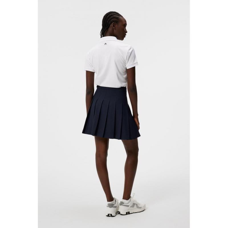 J.Lindeberg J.Lindeberg Tour Tech Golf Polo Dame Hvit gwjt06332 Gjertsen Sport 1 2 3 4 5 6 7