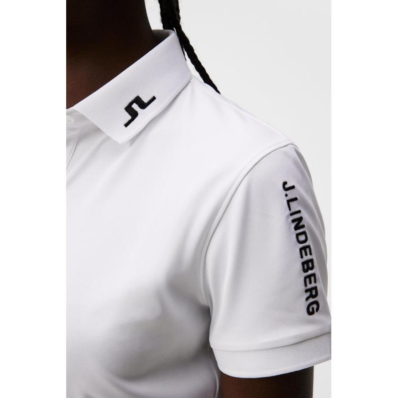 J.Lindeberg J.Lindeberg Tour Tech Golf Polo Dame Hvit gwjt06332 Gjertsen Sport 1 2 3 4 5 6 7 8 9