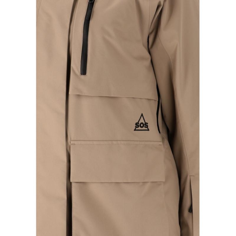 SOS SOS Keilberg Insulated Jakke Dame Timber Wolf sos233016 Gjertsen Sport 3