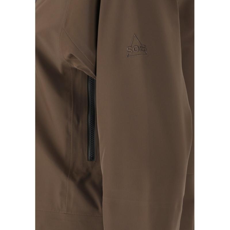 SOS SOS Lipno W Shell Jakke Brun Dame sos233014 Gjertsen Sport 3