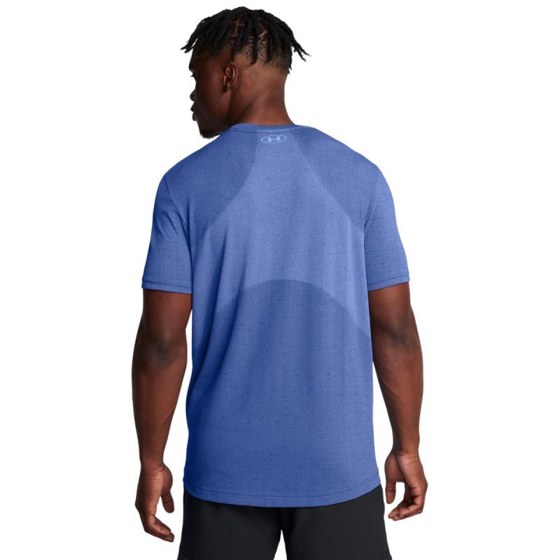 Under Armor Under Armour Vanish Seamless Ss Tee Herre Tech Blue 1382801 Gjertsen Sport 1 2 3 4