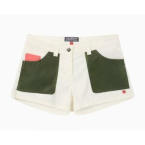 Amundsen Sport Amundsen 3Incher Field shorts dame hvit-Grønn wss80.1 Gjertsen Sport 1