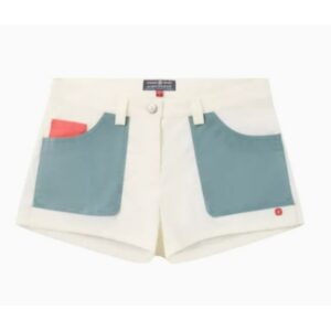 Amundsen Sport Amundsen 3Incher Field shorts dame hvit-Stormy Blue wss80.1 Gjertsen Sport 1