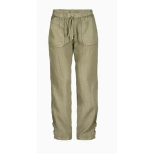 Amundsen Sport Amundsen Safari Linen Pants Dame Oliven wpa68.2. Gjertsen Sport 1