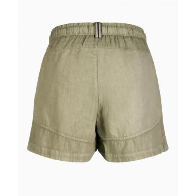 Amundsen Sport Amundsen Safari Linen Shorts Dame Oliven wss76.2 Gjertsen Sport 3