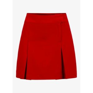 Pelle P Pelle P Sport Pleat Skort Dame Red pp6483 Gjertsen Sport 1