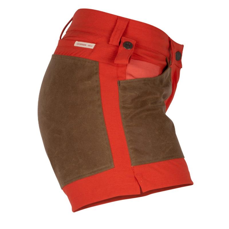 Amundsen Sport Amundsen 5Incher Field Shorts Dame Rød-brun Gjertsen Sport 18