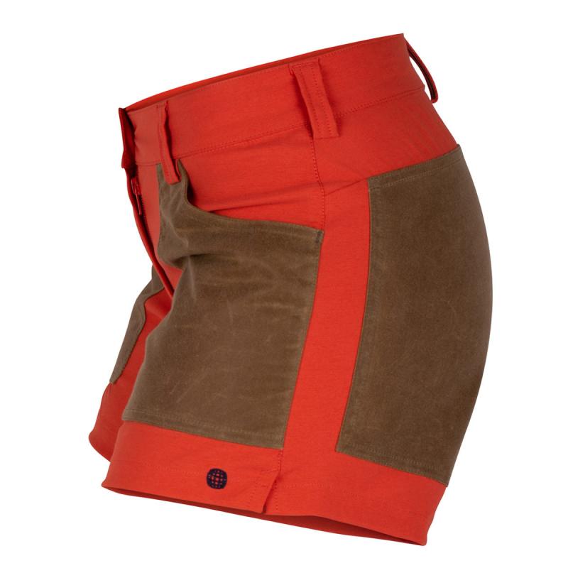 Amundsen Sport Amundsen 5Incher Field Shorts Dame Rød-brun Gjertsen Sport 25
