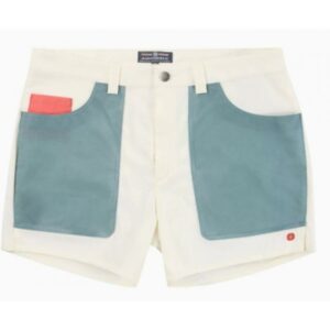 Amundsen Sport Amundsen 5Incher Field Shorts Herre Offwhite-Stormy blue mss80.1 Gjertsen Sport 1