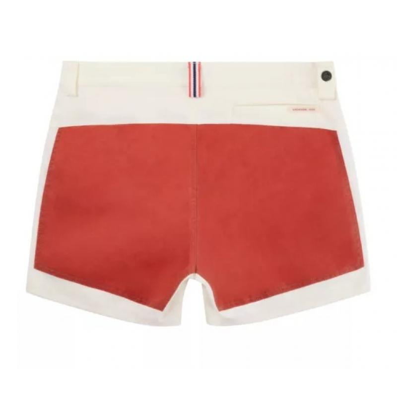 Amundsen Sport Amundsen 5Incher Field Shorts Herre Offwhite-Terrarød mss80.1 Gjertsen Sport 2