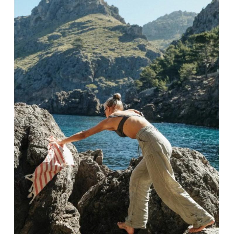 Amundsen Sport Amundsen Safari Linen Pants Dame Oliven wpa68.2. Gjertsen Sport 10