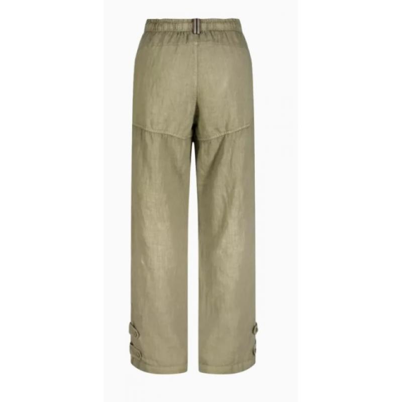 Amundsen Sport Amundsen Safari Linen Pants Dame Oliven wpa68.2. Gjertsen Sport 11