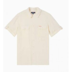 Amundsen Sport Amundsen Travellers Liinen SS Herre Hvit msh71.1 Gjertsen Sport 1