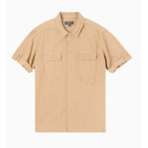 Amundsen Sport Amundsen Travellers Liinen SS Herre Khaki msh71.1 Gjertsen Sport 1